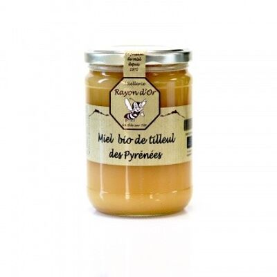 Organic linden honey from the Pyrenees 750g