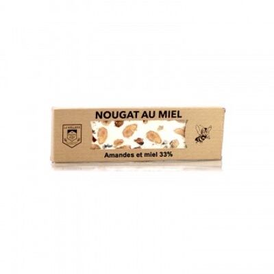 Catalan nougat with almonds and honey