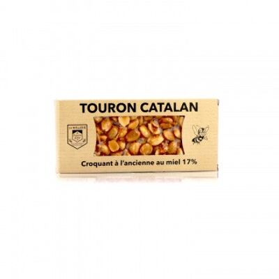 Old-fashioned crunchy turron with honey 250g