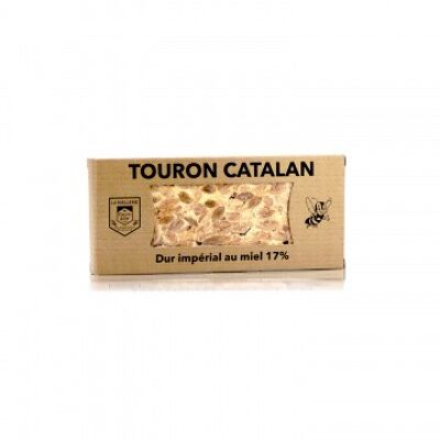 Hard imperial turrón with honey 250g