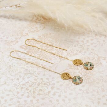 Boucles fleur mandala 13