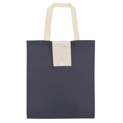 Non woven foldable bag with double long HANDLE