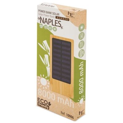 BAMBOO SOLAR CHARGER "NAPLES"