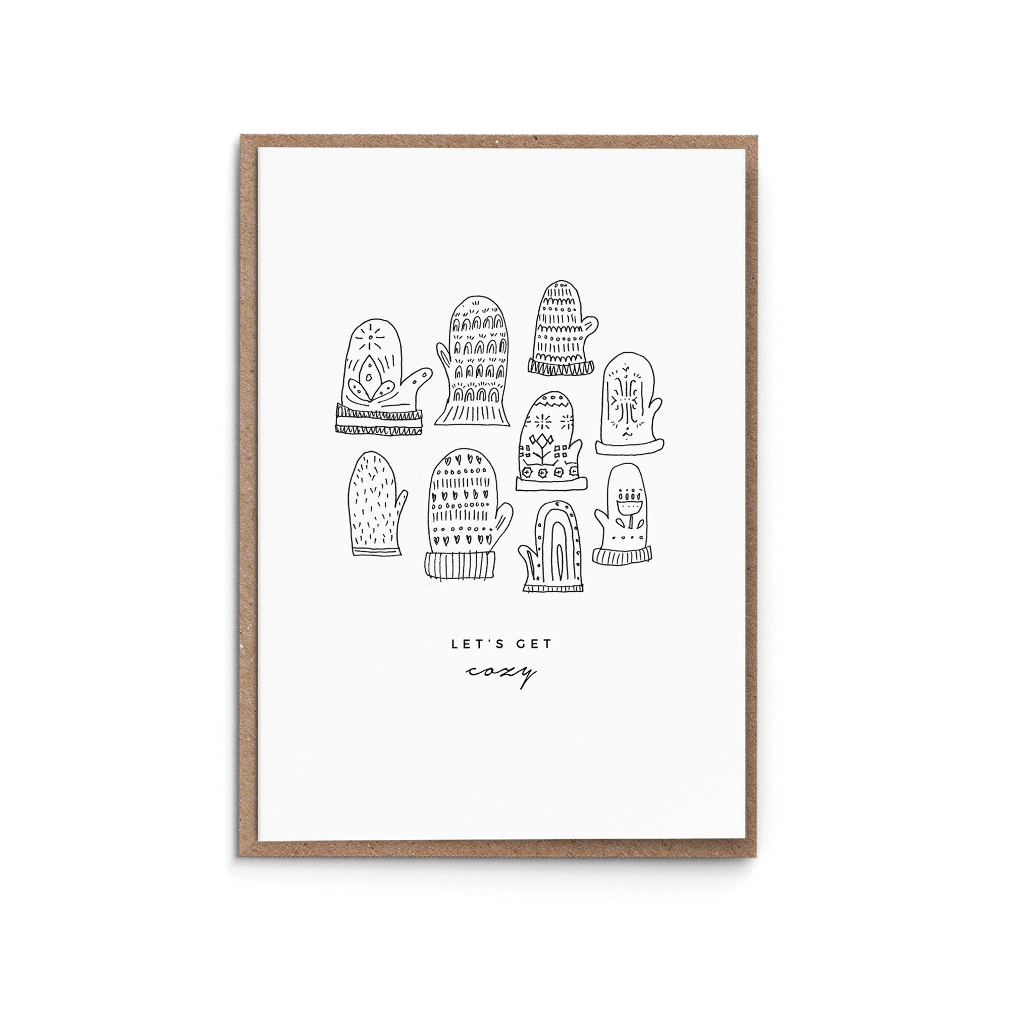 Winter Greeting Card "Cozy"