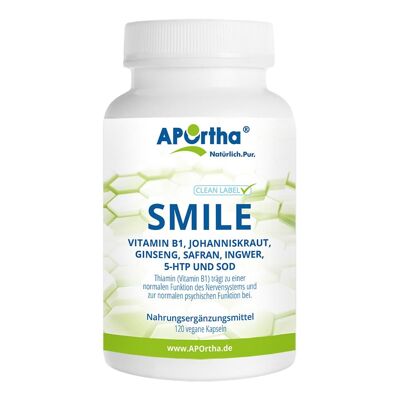 Smile con vitamina B1 - 120 cápsulas veganas