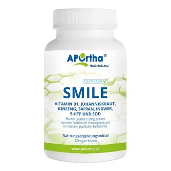 Sourire avec de la vitamine B1 - 120 gélules végétaliennes