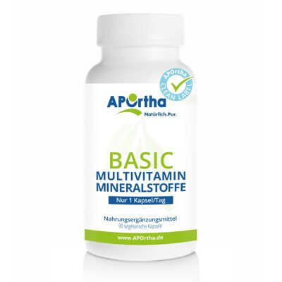 BASIC Multivitamin + Minerals - 90 Vegetarian Capsules