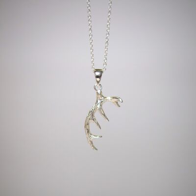 Antler pendant made of 925 silver
