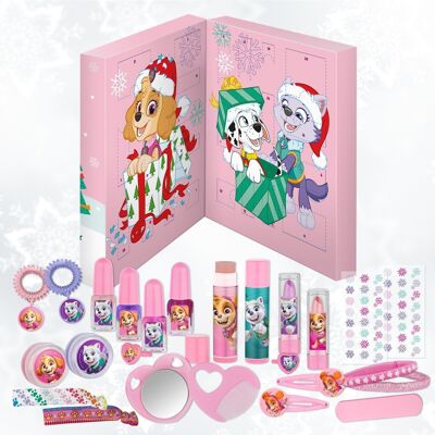 Paw Patrol Advent Calendar - 24 beauty surprises and accessories - Pink