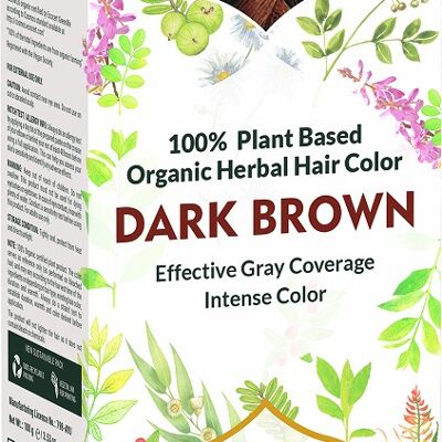 Teinture végétale bio Cultivator's Dark Golden Brown 100 gr. écocert