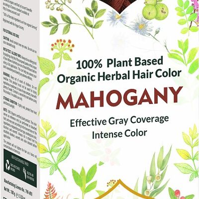 Grubber-Mahagoni-Bio-Pflanzenfarbe 100 gr. ecocert