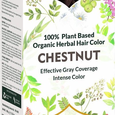 Cultivator's chestnut organic vegetable dye 100 gr. ecocert