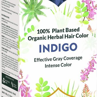 Teinture végétale biologique Indigo Cultivator's 100 gr. écocert
