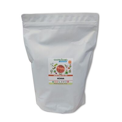 Organic vegetable dye Henna Cultivator's 1 kg. ecocert