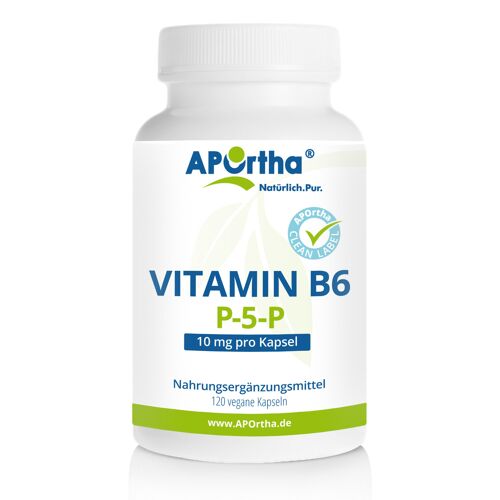 Vitamin B6 (P-5-P) 10 mg - 120 vegane Kapseln