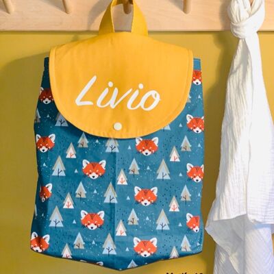 Zaino per bambini della scuola materna - Volpe blu