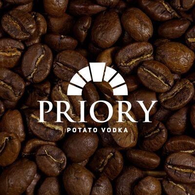 Mit Kaffee angereicherter Priory Wodka (37%)