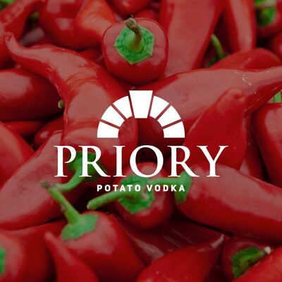 Vodka Priory con sabor a chile (31%)
