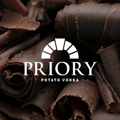 Vodka Priory con sabor a chocolate negro (31%)