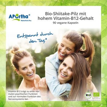 Champignon Shiitake Bio Riche en Vitamine B12 - 90 Capsules végétaliennes 7