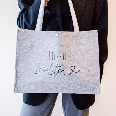 Shopper liefste leidster grijs