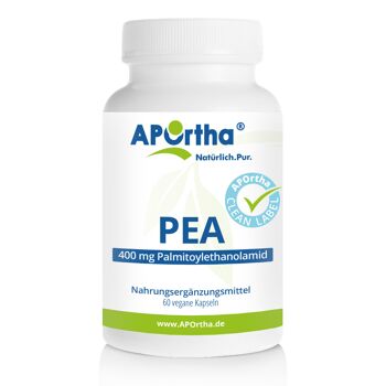 PEA - Palmitoyléthanolamide 400 mg - 60 Capsules Végétaliennes