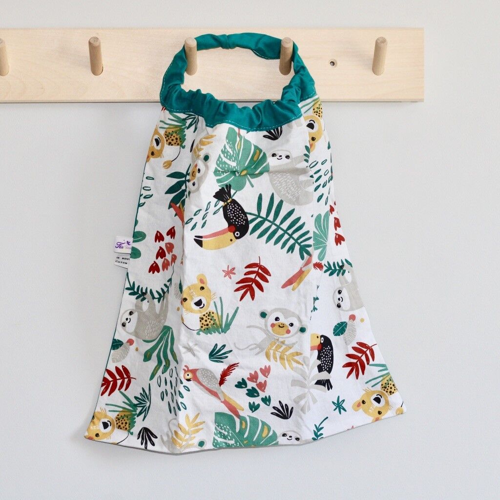 Asciugamano con pettorina elastica - giungla