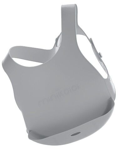 Flexibles Silikonlätzchen - Grau