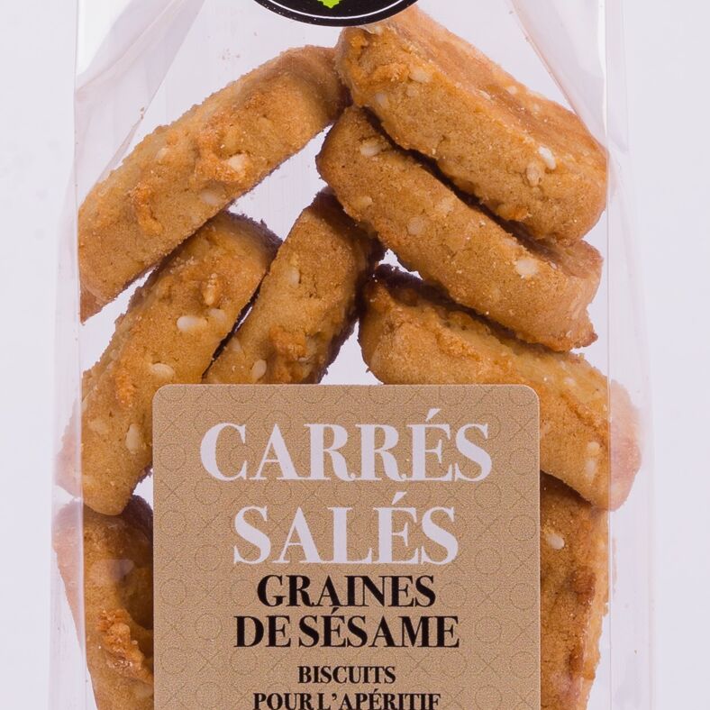 Croq Salé Sésame - Biscuit apéritif artisanal