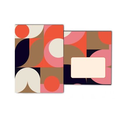 Colors folding card 009