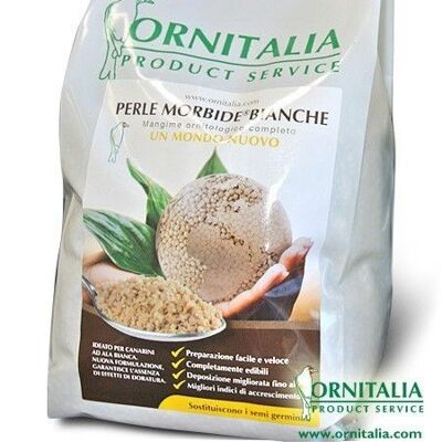 Ornitalia - Perla mórbida blanca ORNITALIA 800 gr