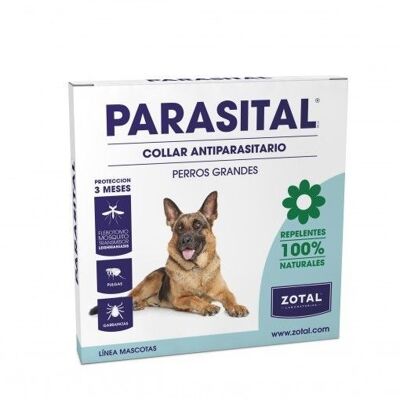 ZOTAL LABORATORIOS - collar repelente PARASITAL, para perros grandes, a partir de 25 kg