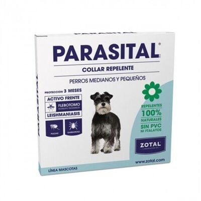 ZOTAL LABORATORIOS - Parasital Collar Repelente Perros Medianos y Pequeños