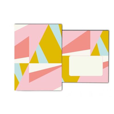 Colors folding card 010