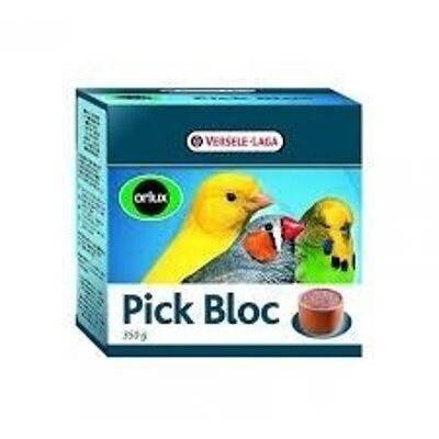 Versele-laga - bloque de picote para pequeños pájaros PICK BLOC ORLUX VERSELE LAGA 350 gr