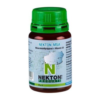 Nekton - Nekton MSA Suplemento mineral y de vitamina D3, 40 gr.