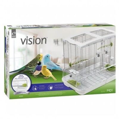 Vision - Jaula HARI VSION Model M01 para pájaros de tamaño pequeño a mediano