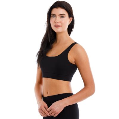 Organic bustier basic waistband black