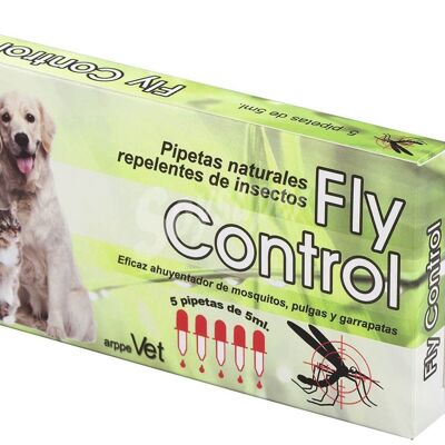 arppe - Pipetas repelentes naturales para perros y gatos FLY CONTROL 5 unid.