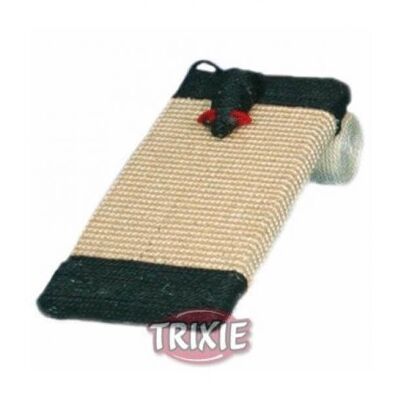 Trixie - Tabla rascadora TRIXIE sobre rodillo para gatos 15 x 35 cm color negro