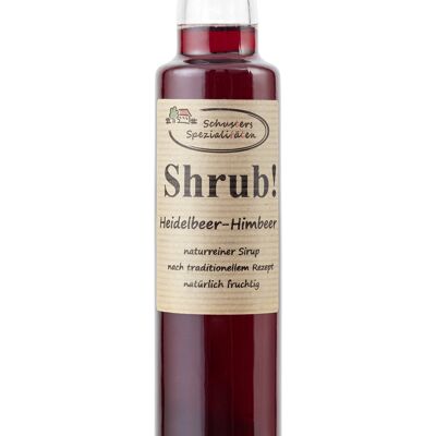 Shrub blueberry raspberry