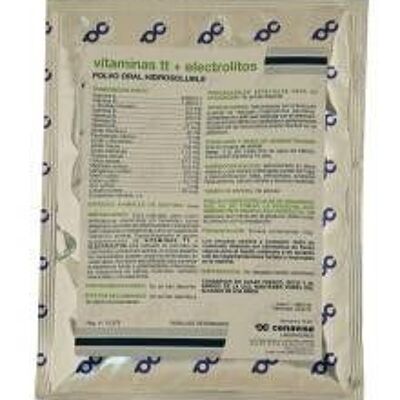 Calier - Vitaminas TT con electrolitos, para aves, en sobre de aluminio 100 gr