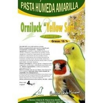 Pineta - Pasta de cria amarilla ORNILUCK YELLOW SOFT PINETA 4 kg