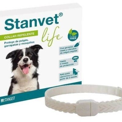 Laboratorio Stangest - Collar repelente para perros STANVET LIFE