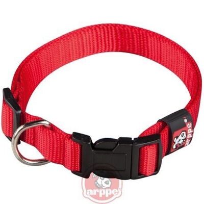 arppe - Collar ARPPE nylon basic rojo 40-47 cm