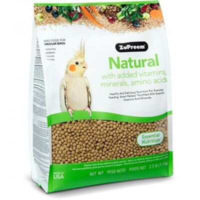 ZuPreem - Zupreem Natural Ninfas y Cotorras - M 1,13kg