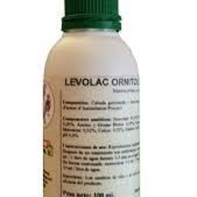 Inogan - Mezcla De Probióticos Y Prebióticos LEVOLAC LIQUIDO para aves 100 ml