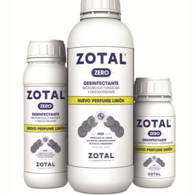 ZOTAL LABORATORIOS - ZOTAL ZERO 500 ml, desinfectante, microbicida y desodorizante.