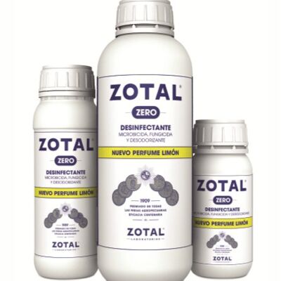 ZOTAL LABORATORIOS - ZOTAL ZERO 250 ml, desinfectante, microbicida y desodorizante.