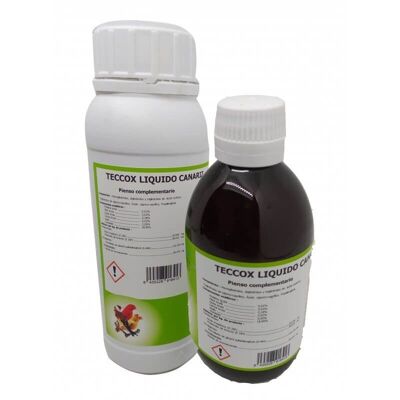 Canariz - TECCOX CANARIZ anticodicios natural líquido, para aves, 250 ml